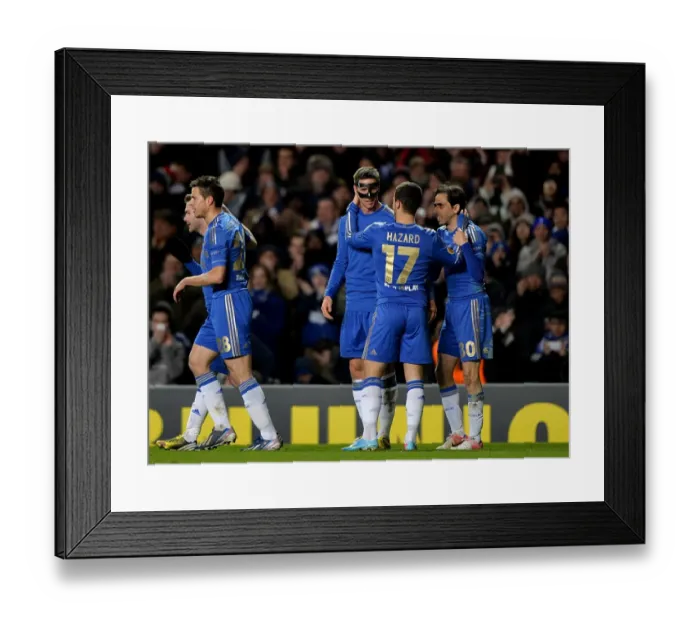 Framed Print : Fernando Torres's Third Goal: Chelsea Secures Europa League Quarterfinal Victory over Rubin Kazan (April 4, 2013) Framed Print : Fernando Torres's Third Goal: Chelsea Secures Europa League Quarterfinal Victory over Rubin Kazan (April 4, 2013)