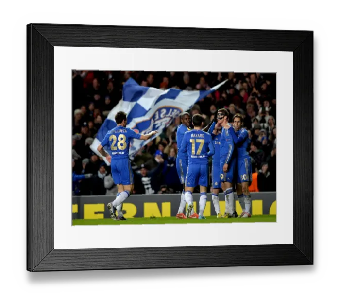Framed Print : Fernando Torres Scores Third Goal: Chelsea's Europa League Victory Over Rubin Kazan at Stamford Bridge Framed Print : Fernando Torres Scores Third Goal: Chelsea's Europa League Victory Over Rubin Kazan at Stamford Bridge