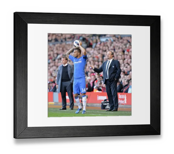 Framed Print : Benitez vs. Liverpool: A Gesture of Determination (April 2013) Framed Print : Benitez vs. Liverpool: A Gesture of Determination (April 2013)