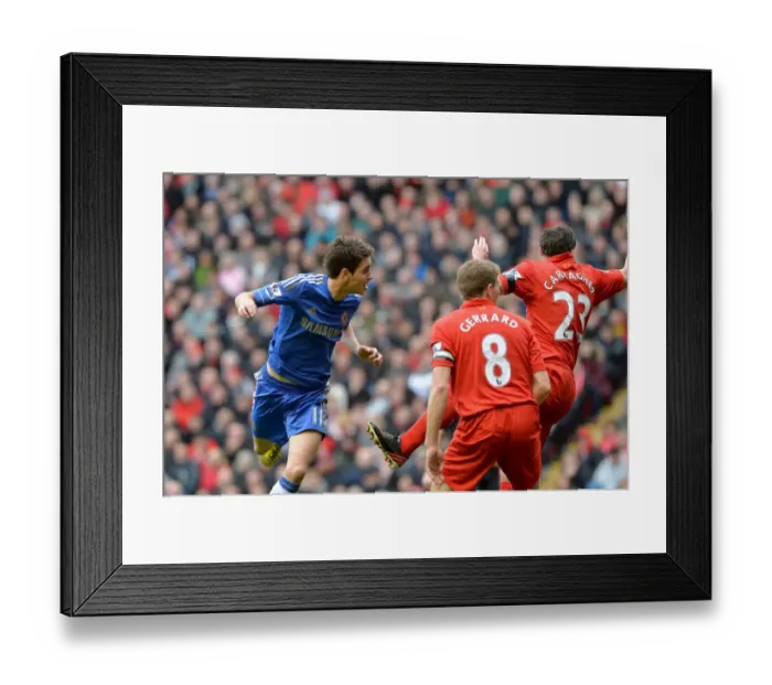 Framed Print : Oscar's Header: Chelsea Takes the Lead Against Liverpool in Premier League (Anfield, 21st April 2013) Framed Print : Oscar's Header: Chelsea Takes the Lead Against Liverpool in Premier League (Anfield, 21st April 2013)