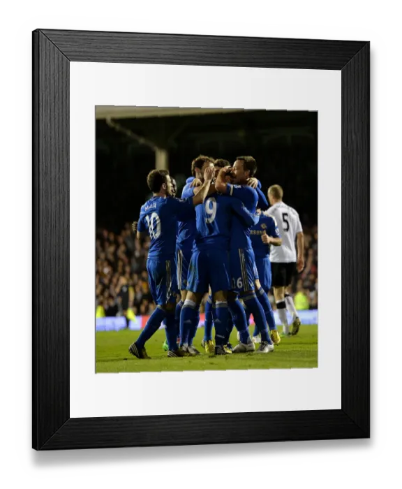 Framed Print : John Terry's Triple: Chelsea's Third Goal Celebration vs. Fulham (April 17, 2013) Framed Print : John Terry's Triple: Chelsea's Third Goal Celebration vs. Fulham (April 17, 2013)