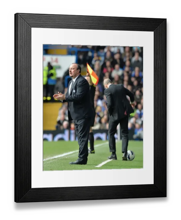 Framed Print : Benitez vs. Di Canio: A Tactical Clash at Stamford Bridge - Chelsea vs. Sunderland (7th April 2013) Framed Print : Benitez vs. Di Canio: A Tactical Clash at Stamford Bridge - Chelsea vs. Sunderland (7th April 2013)