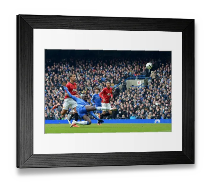Framed Print : Demba Ba Scores the Opener: Chelsea's FA Cup Quarter Final Victory Over Manchester United (1st April 2013) Framed Print : Demba Ba Scores the Opener: Chelsea's FA Cup Quarter Final Victory Over Manchester United (1st April 2013)