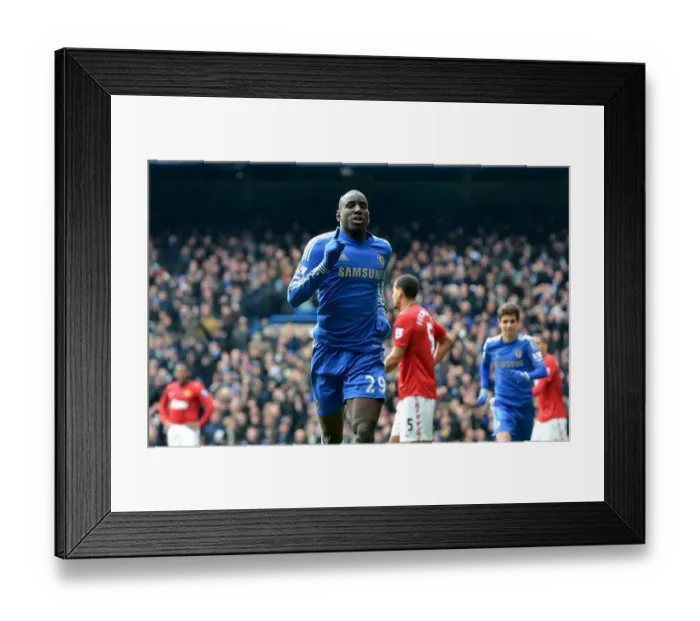 Framed Print : Demba Ba's Stunning Stamford Bridge Stunner: Chelsea's Opening Goal in FA Cup Quarterfinal Replay vs Manchester United (April 1, 2013) Framed Print : Demba Ba's Stunning Stamford Bridge Stunner: Chelsea's Opening Goal in FA Cup Quarterfinal Replay vs Manchester United (April 1, 2013)