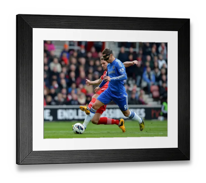 Framed Print : Intense Battle: Fernando Torres vs. Jos Hooiveld - Southampton vs. Chelsea, Premier League (March 30, 2013) Framed Print : Intense Battle: Fernando Torres vs. Jos Hooiveld - Southampton vs. Chelsea, Premier League (March 30, 2013)