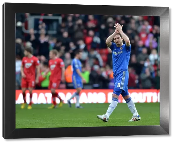 Chelsea's Frank Lampard Salutes Supporters: Southampton vs. Chelsea (March 30, 2013)