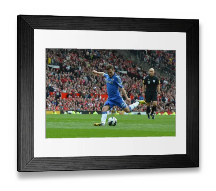 Framed Print : Juan Mata's Dramatic Winning Goal: Manchester United vs. Chelsea (5th May 2013)