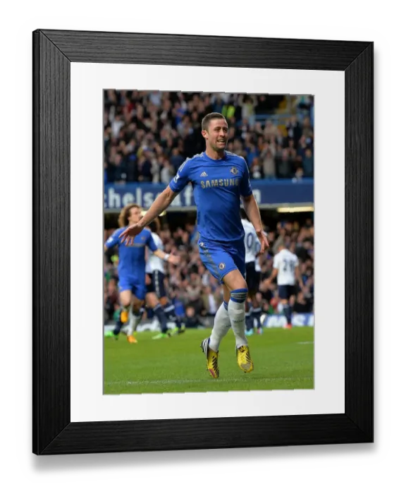 Framed Print : Battle at Stamford Bridge: Gary Cahill's Intense Moment at Chelsea vs. Tottenham (Premier League, May 2013) Framed Print : Battle at Stamford Bridge: Gary Cahill's Intense Moment at Chelsea vs. Tottenham (Premier League, May 2013)