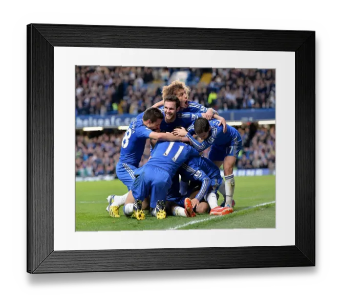 Framed Print : Ramires's Strike: Chelsea Celebrates a Crucial Goal Against Tottenham Hotspur (BPL 2013) Framed Print : Ramires's Strike: Chelsea Celebrates a Crucial Goal Against Tottenham Hotspur (BPL 2013)