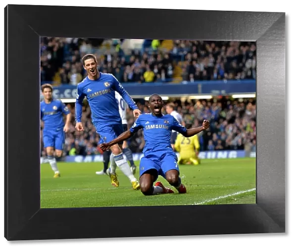Ramires Scores Chelsea's Second Goal: Chelsea v Tottenham Hotspur, Barclays Premier League, Stamford Bridge (8th May 2013)
