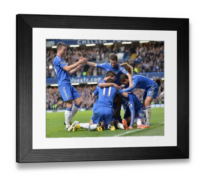 Framed Print : Ramires Scores Chelsea's Second Goal Against Tottenham Hotspur at Stamford Bridge (BPL 2013) Framed Print : Ramires Scores Chelsea's Second Goal Against Tottenham Hotspur at Stamford Bridge (BPL 2013)
