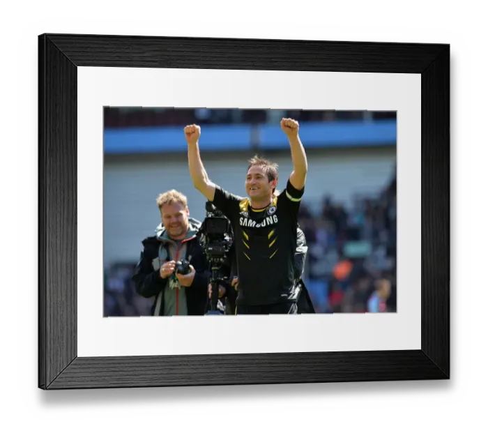 Framed Print : Frank Lampard's Triumph: Chelsea's Euphoric Victory Celebration vs. Aston Villa (May 11, 2013) Framed Print : Frank Lampard's Triumph: Chelsea's Euphoric Victory Celebration vs. Aston Villa (May 11, 2013)
