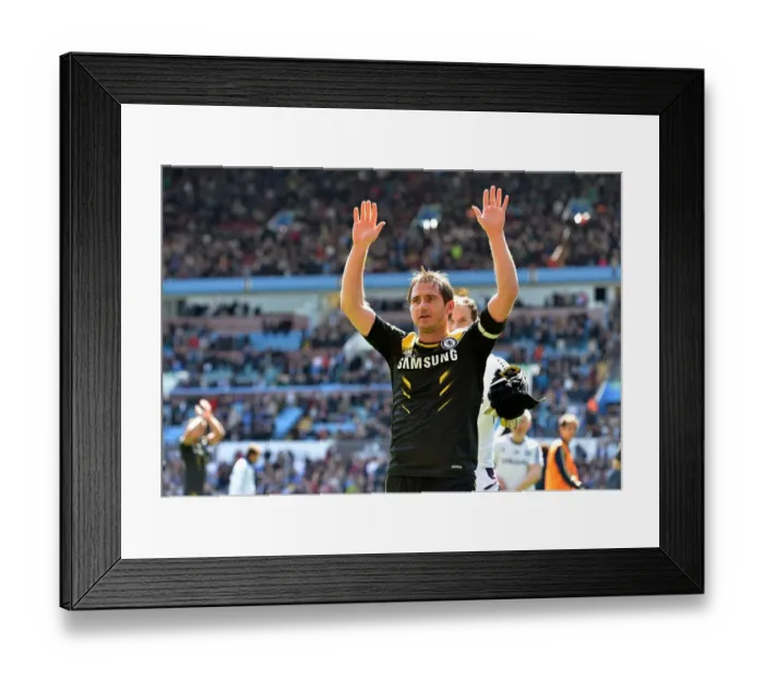 Framed Print : Frank Lampard Pays Tribute to Chelsea Fans at Villa Park (May 11, 2013) Framed Print : Frank Lampard Pays Tribute to Chelsea Fans at Villa Park (May 11, 2013)