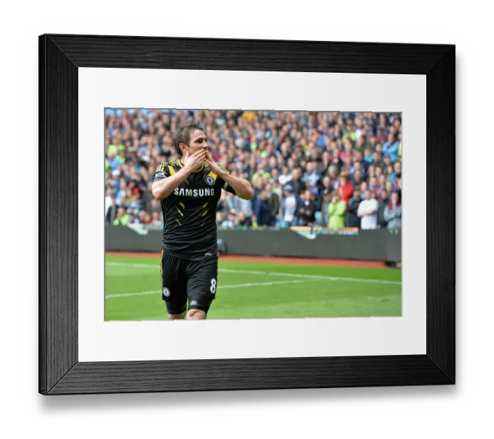 Framed Print : Frank Lampard's Double: Chelsea's Thrilling 3-1 Victory Over Aston Villa in the Premier League (11th May 2013) Framed Print : Frank Lampard's Double: Chelsea's Thrilling 3-1 Victory Over Aston Villa in the Premier League (11th May 2013)