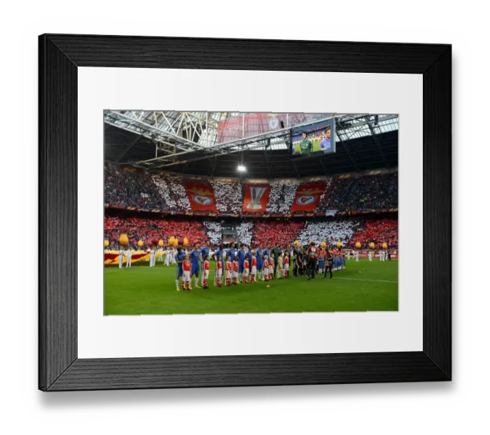 Framed Print : UEFA Europa League Final: Chelsea vs. Benfica - Grand Line-up at Amsterdam Arena (May 16, 2013) Framed Print : UEFA Europa League Final: Chelsea vs. Benfica - Grand Line-up at Amsterdam Arena (May 16, 2013)