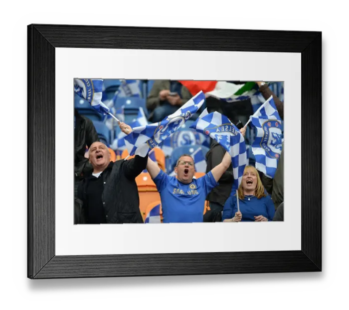 Framed Print : Chelsea FC: Unwavering Support of Fans at the Europa League Final vs. Benfica, Amsterdam Arena (May 16, 2013) Framed Print : Chelsea FC: Unwavering Support of Fans at the Europa League Final vs. Benfica, Amsterdam Arena (May 16, 2013)