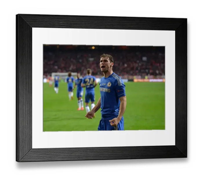 Framed Print : Branislav Ivanovic's Headers Secures Europa League Victory for Chelsea against Benfica (May 16, 2013) Framed Print : Branislav Ivanovic's Headers Secures Europa League Victory for Chelsea against Benfica (May 16, 2013)