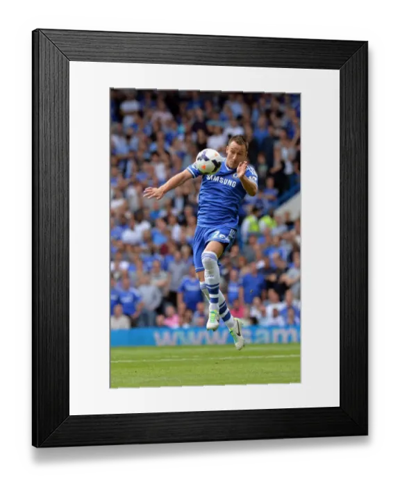 Framed Print : John Terry in Action: Chelsea vs. Hull City Tigers, Barclays Premier League, Stamford Bridge (18.08.2013) Framed Print : John Terry in Action: Chelsea vs. Hull City Tigers, Barclays Premier League, Stamford Bridge (18.08.2013)