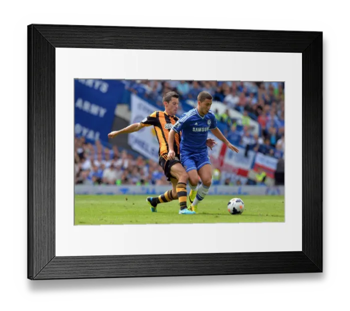 Framed Print : Eden Hazard in Action: Chelsea vs. Hull City Tigers, Stamford Bridge (18.08.2013) Framed Print : Eden Hazard in Action: Chelsea vs. Hull City Tigers, Stamford Bridge (18.08.2013)