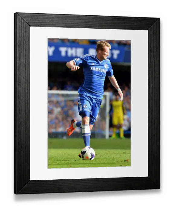Framed Print : Andre Schurrle in Action: Chelsea vs Hull City Tigers (BPL 2013) - Stamford Bridge
