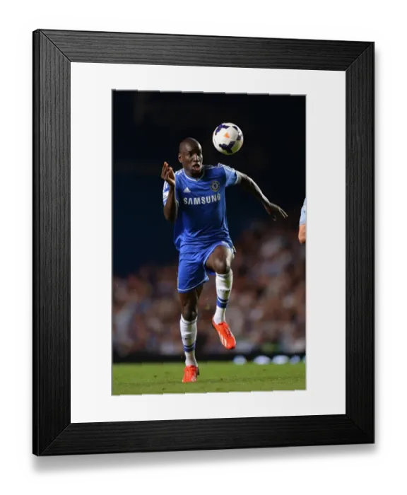 Framed Print : Demba Ba Scores: Chelsea's Thrilling Victory Over Aston Villa in Premier League Clash (21st August 2013) Framed Print : Demba Ba Scores: Chelsea's Thrilling Victory Over Aston Villa in Premier League Clash (21st August 2013)