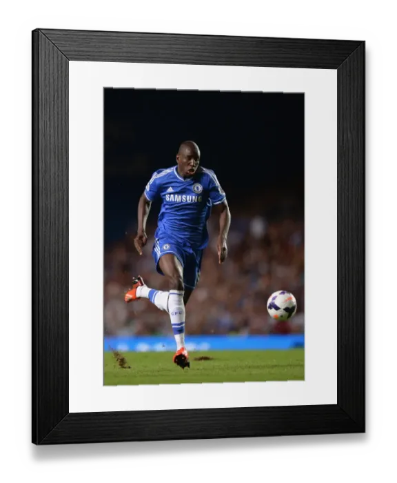 Framed Print : Demba Ba Scores: Chelsea Triumphs Over Aston Villa in Premier League Clash at Stamford Bridge (August 21, 2013) Framed Print : Demba Ba Scores: Chelsea Triumphs Over Aston Villa in Premier League Clash at Stamford Bridge (August 21, 2013)