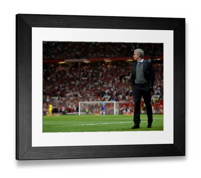 Framed Print : Jose Mourinho at Old Trafford: A Premier League Showdown (Manchester United vs. Chelsea, 2013) Framed Print : Jose Mourinho at Old Trafford: A Premier League Showdown (Manchester United vs. Chelsea, 2013)