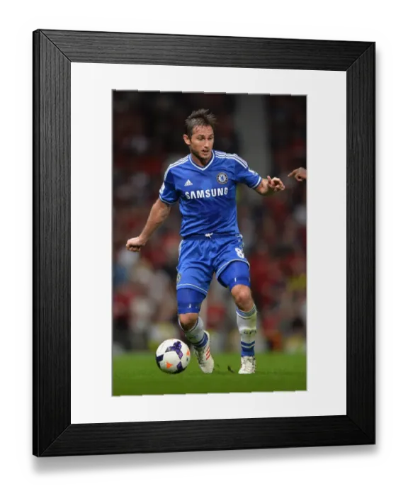 Framed Print : Frank Lampard at Old Trafford: Manchester United vs. Chelsea (Premier League 2013) Framed Print : Frank Lampard at Old Trafford: Manchester United vs. Chelsea (Premier League 2013)