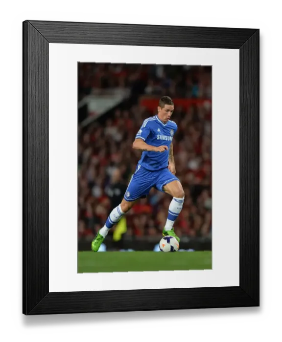 Framed Print : Fernando Torres at Old Trafford: Manchester United vs. Chelsea Clash (August 2013) Framed Print : Fernando Torres at Old Trafford: Manchester United vs. Chelsea Clash (August 2013)