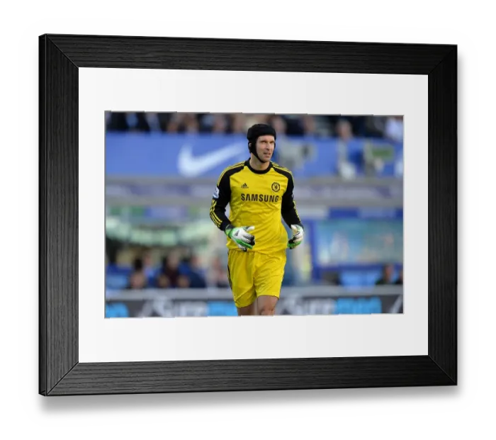 Framed Print : Petr Cech in Action: Everton vs Chelsea, Barclays Premier League (September 14, 2013) Framed Print : Petr Cech in Action: Everton vs Chelsea, Barclays Premier League (September 14, 2013)
