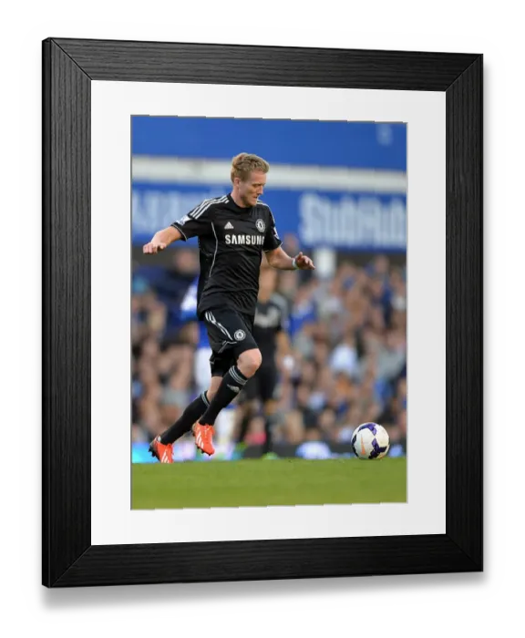 Framed Print : Andre Schurrle's Thrilling Performance: Chelsea vs. Everton, Barclays Premier League, Goodison Park (September 14, 2013)