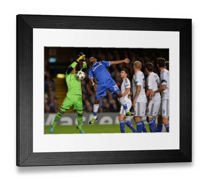 Framed Print : Soccer - UEFA Champions League - Group E - Chelsea v FC Basel - Stamford Bridge