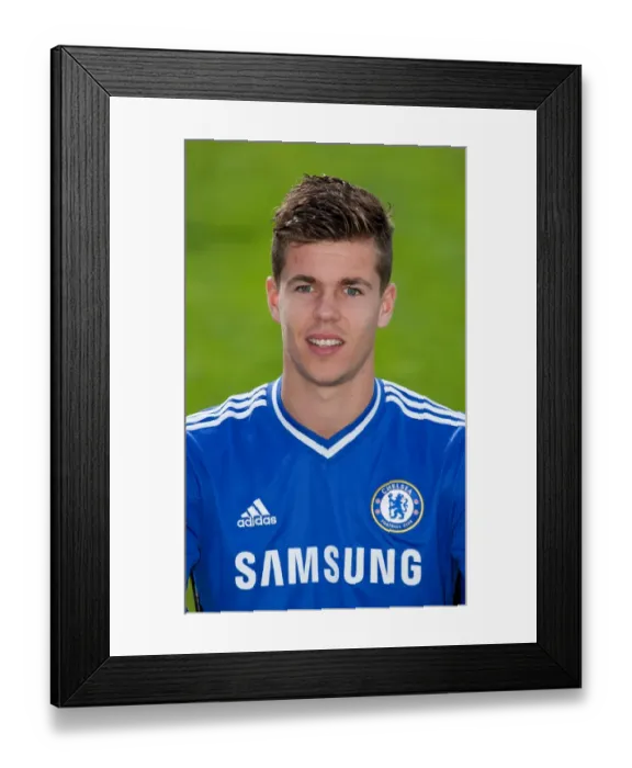 Framed Print : Marco van Ginkel at Chelsea FC Training Ground: 2013-2014 Squad Member