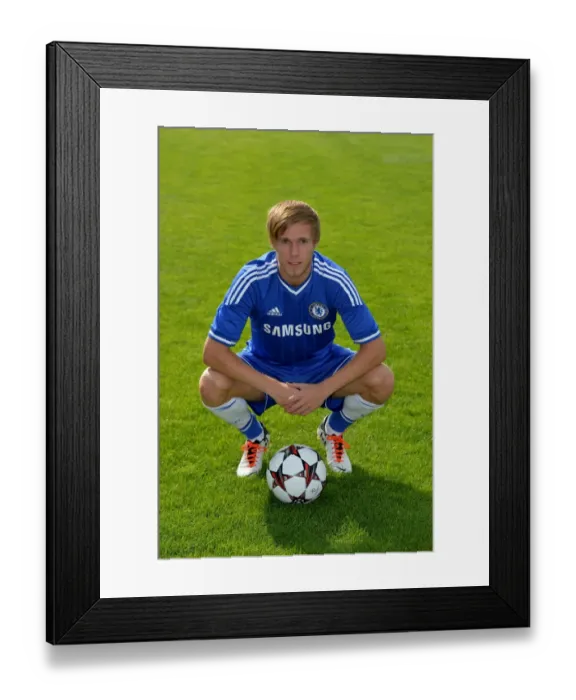 Framed Print : Chelsea FC 2013-14 Squad Training: Tomas Kalas Focuses on Preparation Framed Print : Chelsea FC 2013-14 Squad Training: Tomas Kalas Focuses on Preparation