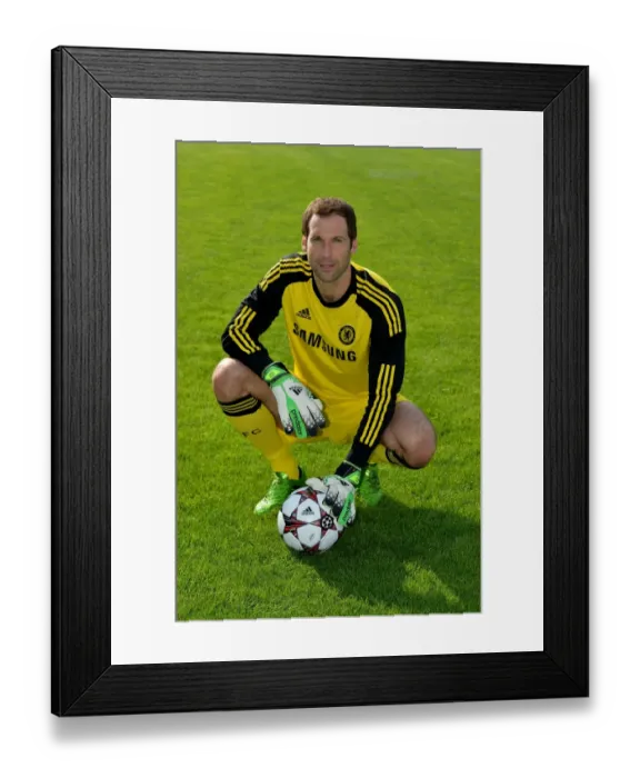 Framed Print : Chelsea FC 2013-14 Squad: Petr Cech at Cobham Training Ground Framed Print : Chelsea FC 2013-14 Squad: Petr Cech at Cobham Training Ground