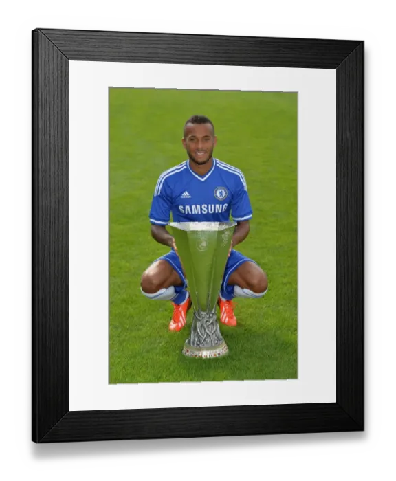Framed Print : Chelsea's Ryan Bertrand at 2013-2014 Squad Photocall