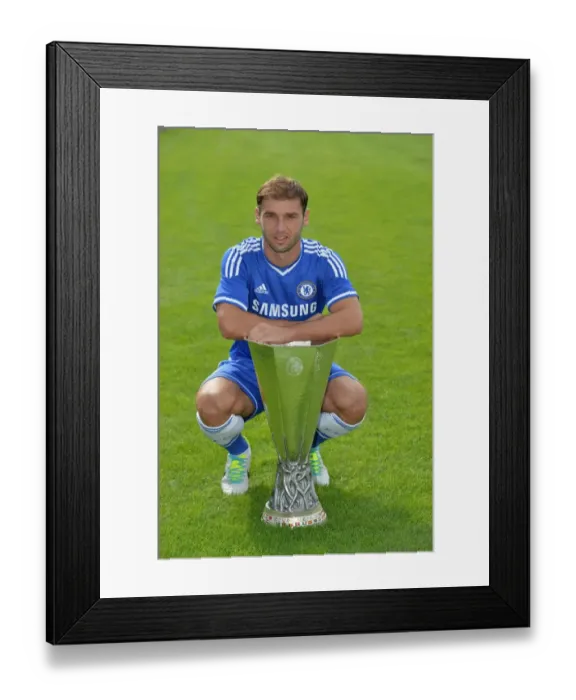 Framed Print : Chelsea FC: 2013-2014 Season - Branislav Ivanovic at Squad Photocall, Cobham Training Ground Framed Print : Chelsea FC: 2013-2014 Season - Branislav Ivanovic at Squad Photocall, Cobham Training Ground
