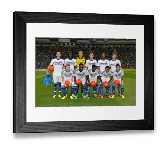 Framed Print : Soccer - Chelsea FC Pre Season Tour - Malaysia XI v Chelsea - Shah Alam Stadium Framed Print : Soccer - Chelsea FC Pre Season Tour - Malaysia XI v Chelsea - Shah Alam Stadium