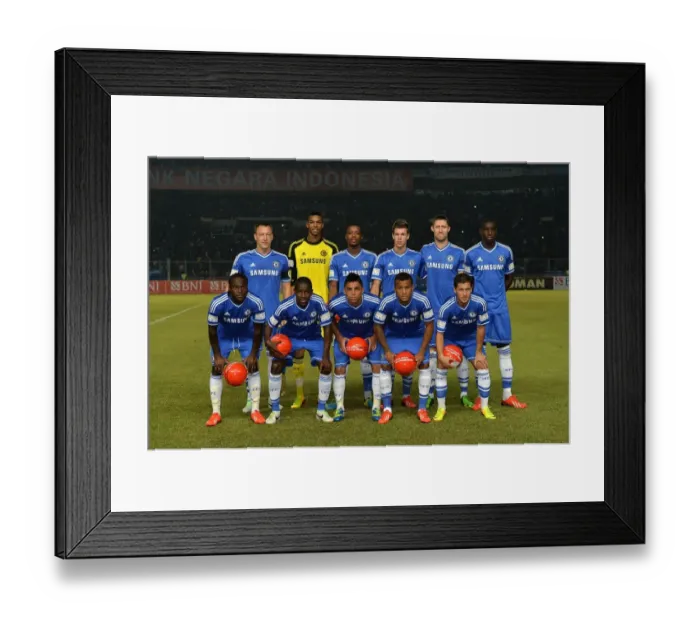 Framed Print : Soccer - Chelsea FC Pre Season Tour - BNI Indonesia All-Stars v Chelsea - Gelora Bung Karno Stadium