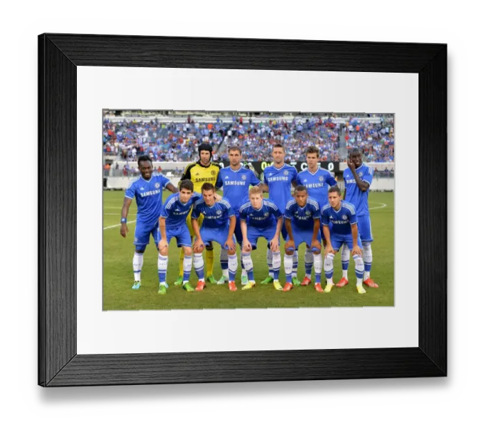 Framed Print : Soccer - Guinness International Champions Cup 2013 - Chelsea v AC Milan - Metlife Stadium