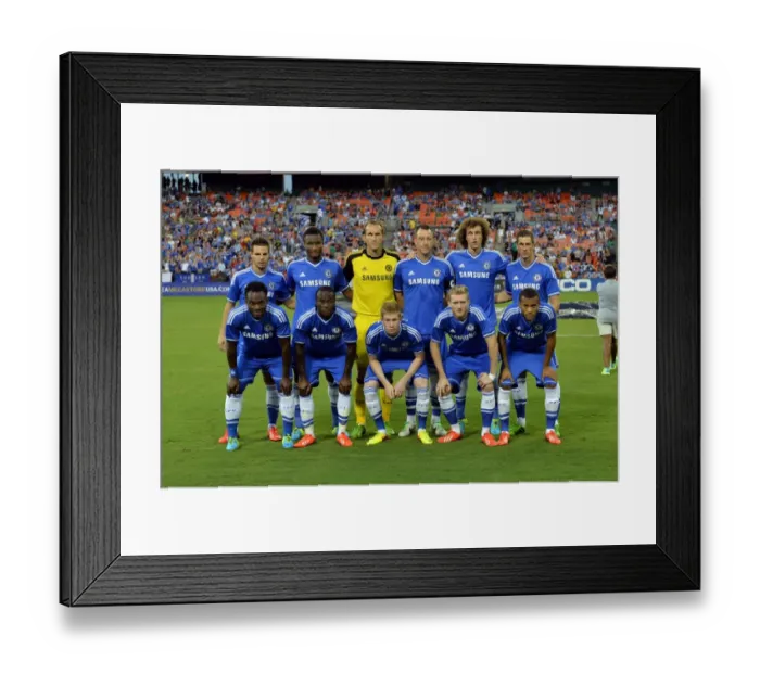 Framed Print : Soccer - Chelsea Pre Season Training in America - Chelsea v AS Roma - RFK Stadium