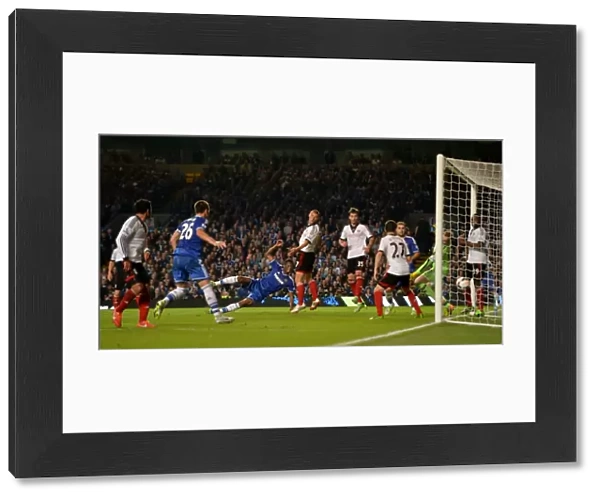 Jon Obi Mikel Scores Chelsea's Second Goal Against Fulham at Stamford Bridge (September 21, 2013)