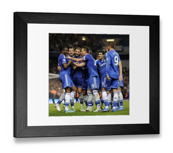 Framed Print : Chelsea's Jon Obi Mikel Scores Second Goal vs. Fulham (September 21, 2013): A Thrilling Celebration Framed Print : Chelsea's Jon Obi Mikel Scores Second Goal vs. Fulham (September 21, 2013): A Thrilling Celebration