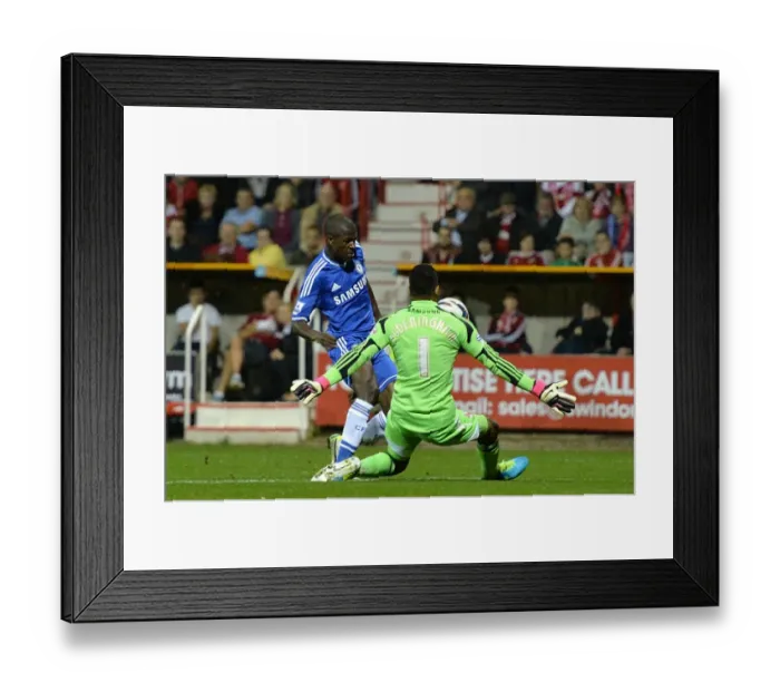 Framed Print : Nascimento Ramires Scores Chelsea's Second Goal Against Swindon Town in Capital One Cup: A Thrilling Moment from the Third Round
