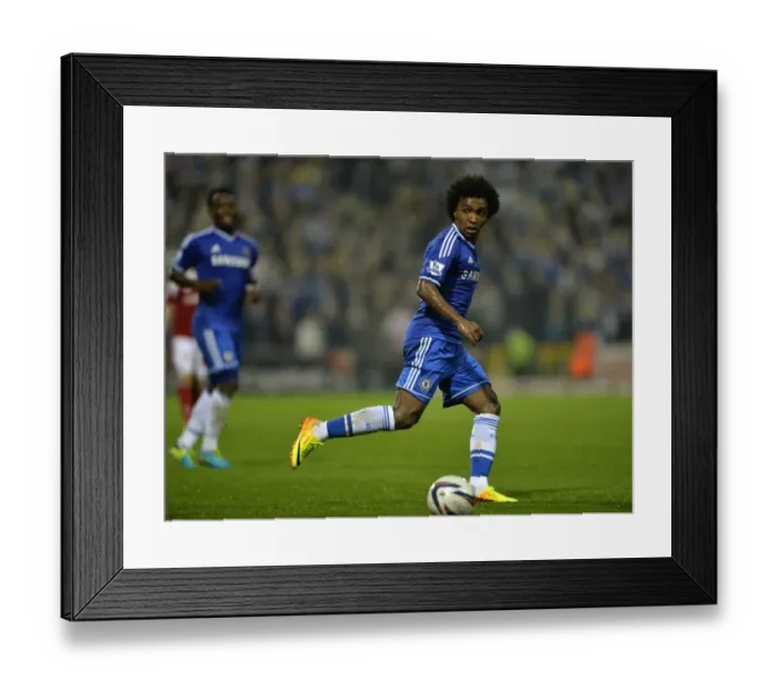 Framed Print : Willian's Magic: Chelsea's Unstoppable Performance Against Swindon Town in the Capital One Cup (September 24, 2013) Framed Print : Willian's Magic: Chelsea's Unstoppable Performance Against Swindon Town in the Capital One Cup (September 24, 2013)