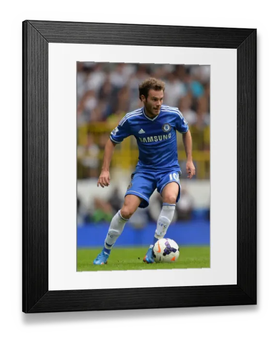 Framed Print : Juan Mata in Action: Chelsea vs. Tottenham Hotspur, Premier League Rivalry at White Hart Lane (September 28, 2013) Framed Print : Juan Mata in Action: Chelsea vs. Tottenham Hotspur, Premier League Rivalry at White Hart Lane (September 28, 2013)