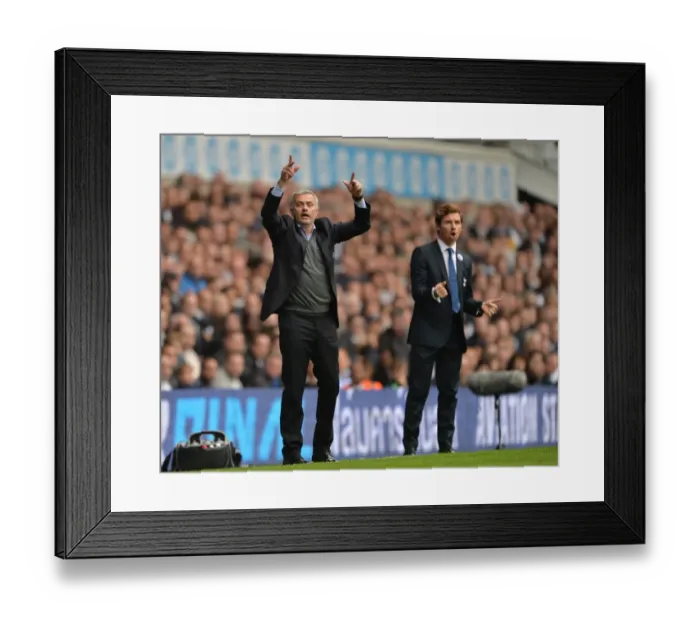 Framed Print : Mourinho vs. Villas-Boas: A Managerial Showdown at White Hart Lane - Chelsea vs. Tottenham Hotspur, Barclays Premier League (September 28, 2013) Framed Print : Mourinho vs. Villas-Boas: A Managerial Showdown at White Hart Lane - Chelsea vs. Tottenham Hotspur, Barclays Premier League (September 28, 2013)