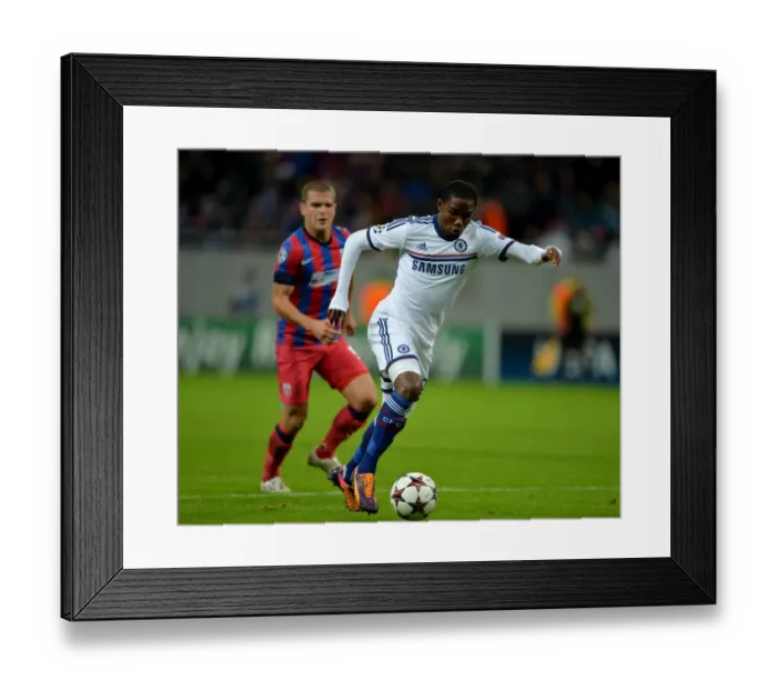 Framed Print : Soccer - UEFA Champions League - Group E - Steau Bucuresti v Chelsea - Stadionul Steua