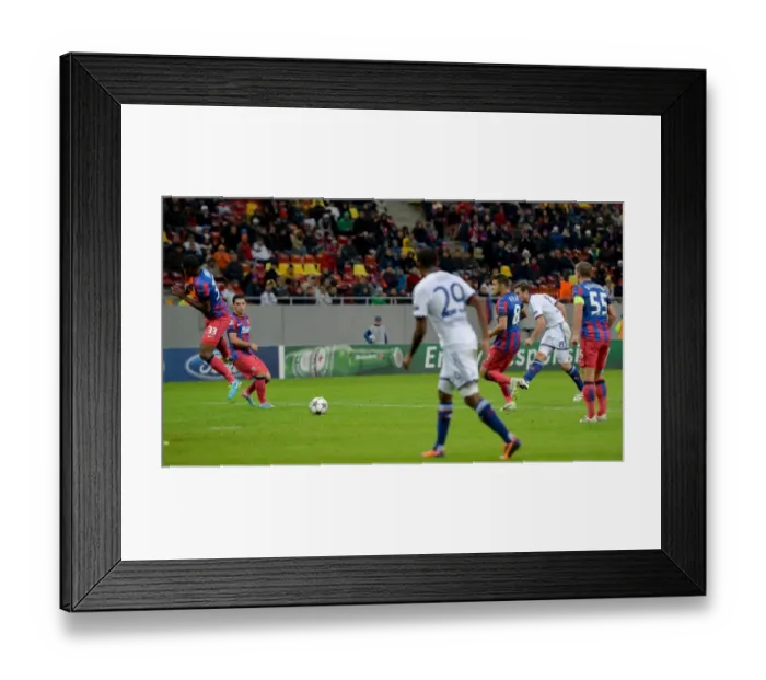 Framed Print : Frank Lampard Scores Chelsea's Fourth Goal in UEFA Champions League Against Steaua Bucharest (1st October 2013)