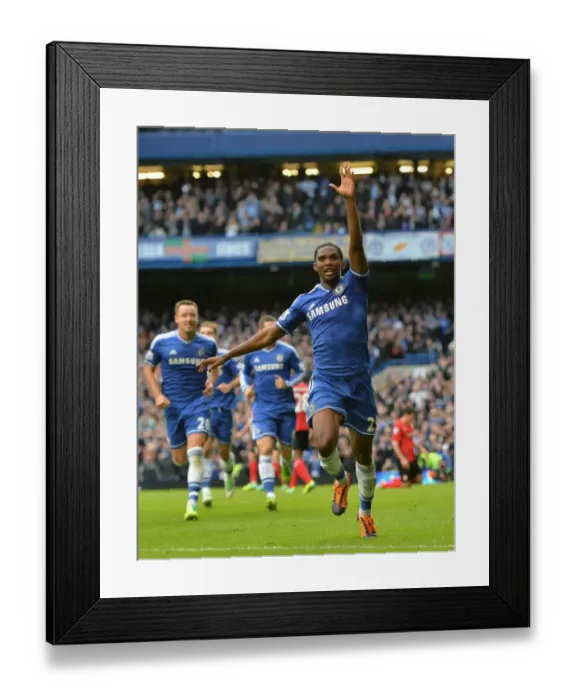 Framed Print : Samuel Eto'o's Thrilling Goal Celebration: Chelsea vs. Cardiff City (September 21, 2013) Framed Print : Samuel Eto'o's Thrilling Goal Celebration: Chelsea vs. Cardiff City (September 21, 2013)